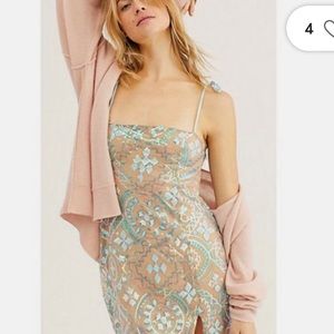 Free People Show off Sequin Mini Dress